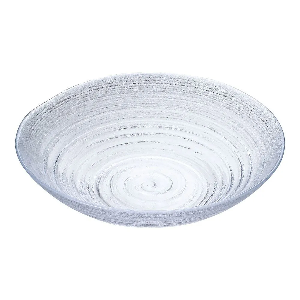 62-6845-77　［Discontinued］Glass Japanese dish Awaji line Chinese bowl