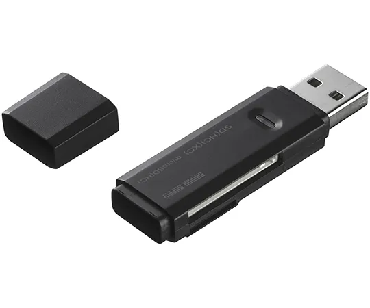 64-0865-60　［Discontinued］USB 2.0 Card Reader Black　ADR-MSDU2BK