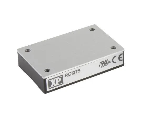 63-8357-28　XP Power RCQ75 75W Isolated DC-DC Converter Through Hole, Voltage in 66 → 160 V dc, Voltage out 24V dc Railway　RCQ75110S24