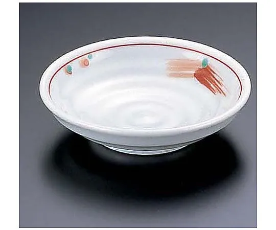62-6841-39　［Discontinued］Red Brush Green Dot 3.3 Deep Plate T02-14