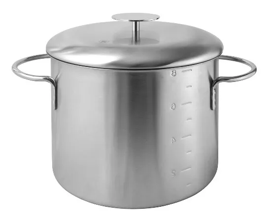 63-2911-85　［Discontinued］KOINU Stainless Steel Stockpot 24 cm 8 L　PR2166