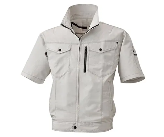 63-5378-15　［Discontinued］Half-Sleeve Jacket Silver S　BK6078-6-S
