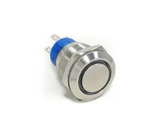 63-8383-77　TE Connectivity Double Pole Double Throw (DPDT) Momentary Green LED Push Button Switch, IP67, Panel Mount, 250V ac　AV2220E624Q04