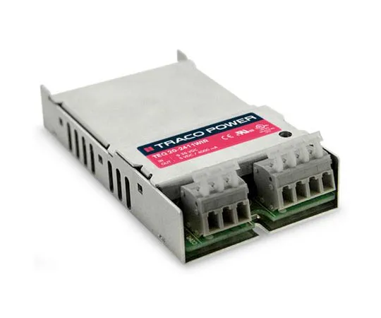 63-8428-85　TRACOPOWER TEQ 20WIR 20W Isolated DC-DC Converter Chassis Mount, Voltage in 43 → 160 V dc, Voltage out 12V dc　TEQ 20-7212WIR