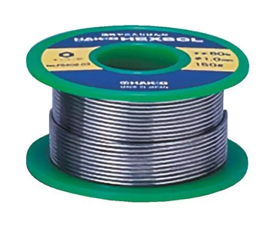 63-4926-44　［Discontinued］HEXSOL tin lead wound Solder wire shape wire diameter 1.6 mm　FS402-04