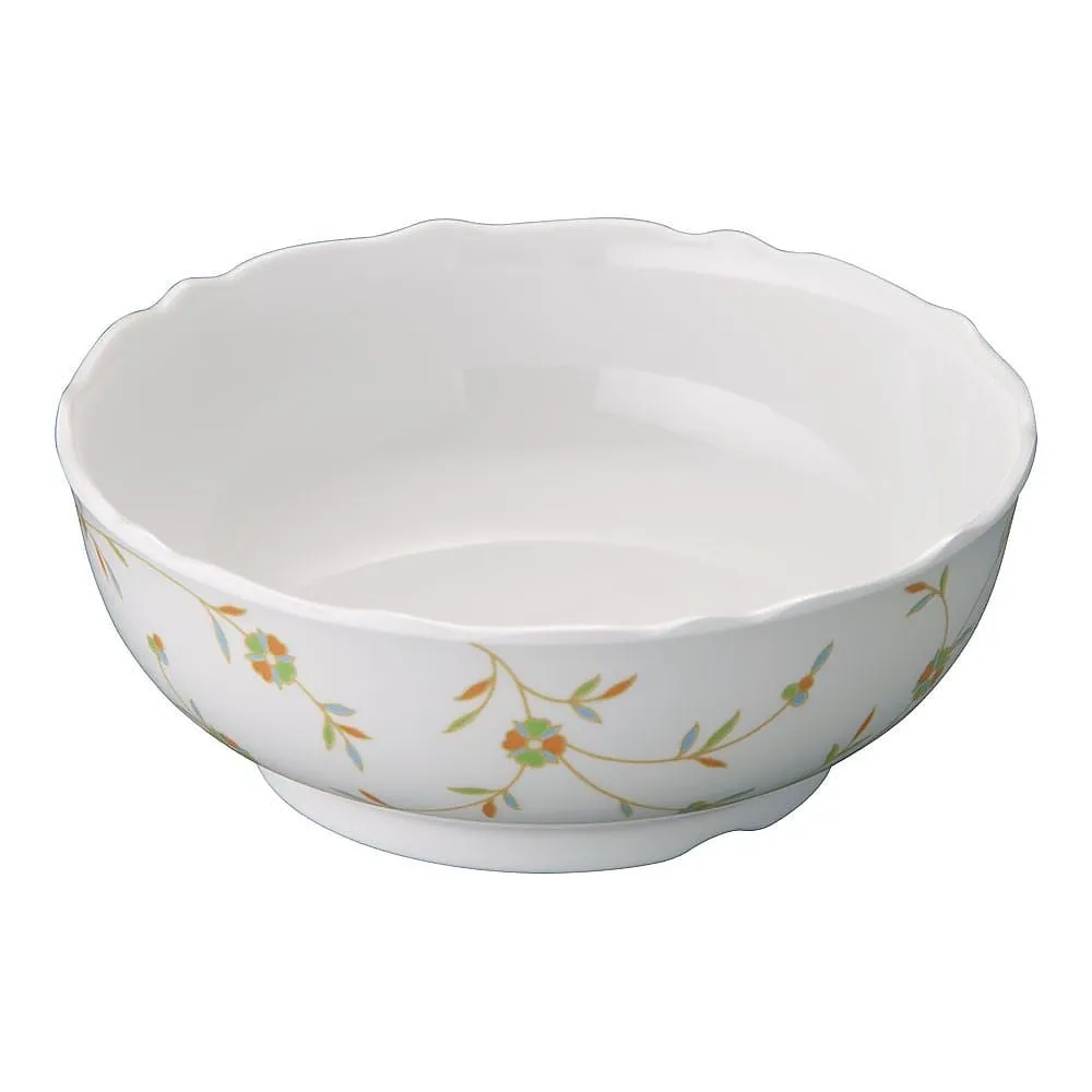 62-6850-01　［Discontinued］Melamine "Nanten" round sashimi bowl　M-310-N
