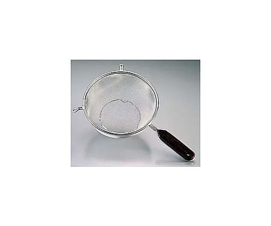 62-6452-78　［Discontinued］Wooden Handle One-Handed Strainer w/Feet 15 cm (14 Mesh)
