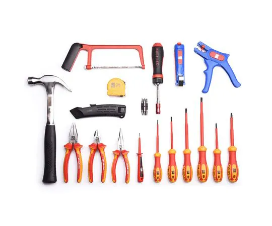 63-9681-55　RS Pro 28 Piece Electricians Box Tool Kit　136-3416