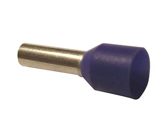 63-8360-13　JST GWE Series Insulated Crimp Bootlace Ferrule, 8mm Pin Length, 2.2mm Pin Diameter, 2.5mm² Wire Size, Blue　GWE2.5-8