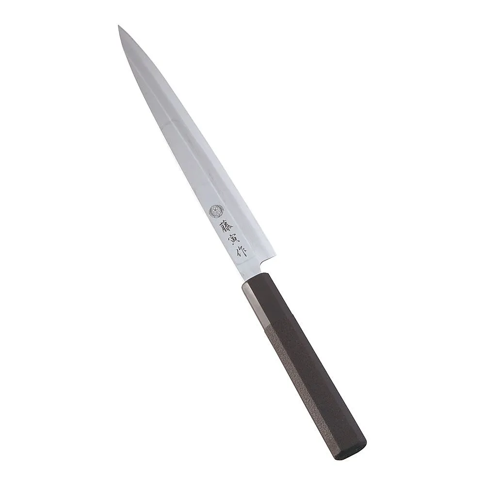 63-1251-22　［Discontinued］Fuji Tora MoV Double Steel Elastomer Handle Japanese Kitchen Knife Yanagi Blade 21 cm　ATU6301