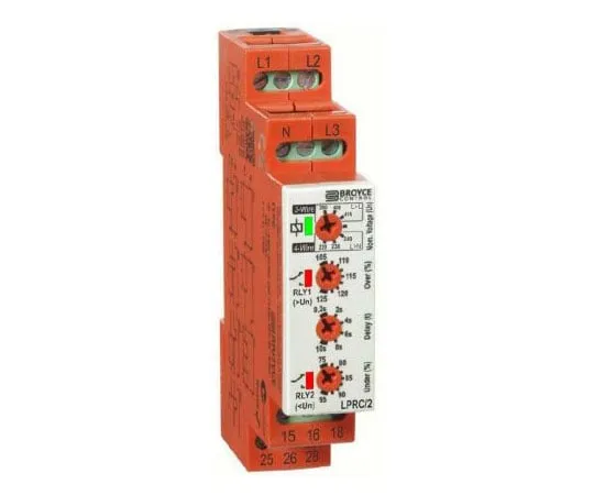 63-8439-51　Broyce Control Voltage Monitoring Relay With SPDT Contacts, 400 V, 3 Phase　LPRC/2 400V