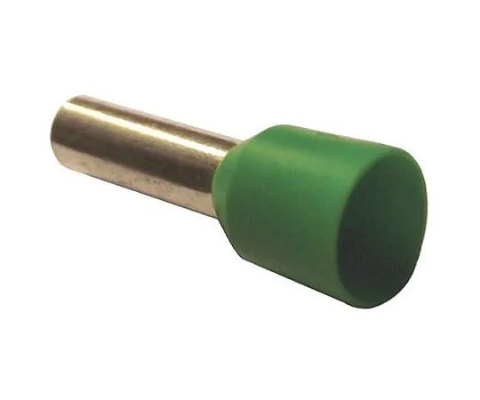 63-8360-10　JST FWE Series Insulated Crimp Bootlace Ferrule, 12mm Pin Length, 3.5mm Pin Diameter, 6mm² Wire Size, Green　FWE6-12