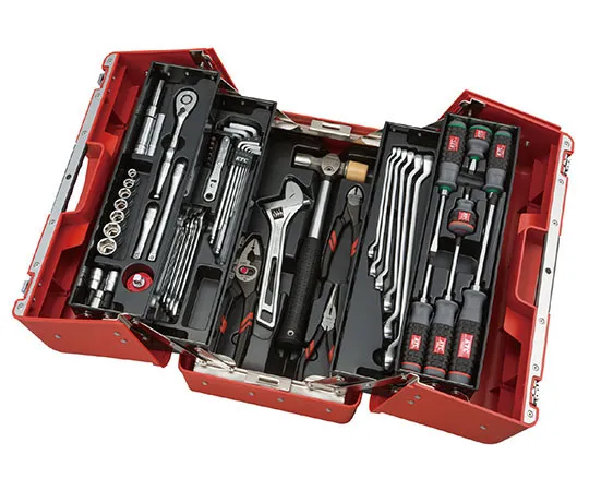 63-4040-12　［Discontinued］Tool set Double-Opening plastic hard case　SK3531P