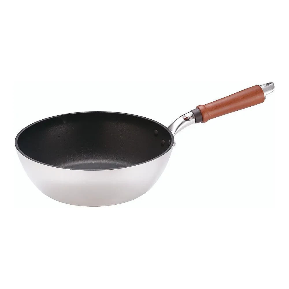 62-6347-32　［Discontinued］Senren Cast Deep Frying Pan 24 cm