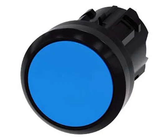 63-8436-52　Siemens SIRIUS ACT Series, Blue Push Button, Latching, 22.3mm Cutout　3SU1000-0AA50-0AA0
