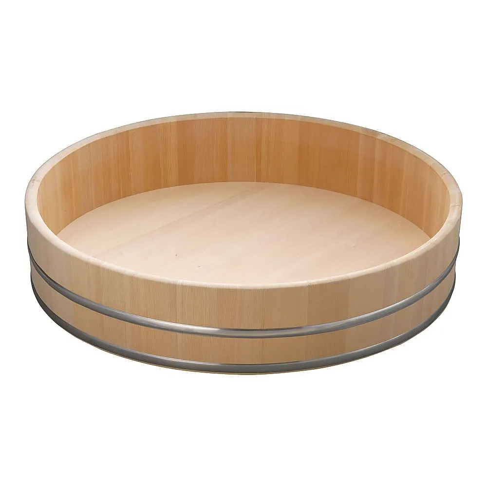62-6472-13　［Discontinued］Wooden Stainless Steel Hoidai (Sawara Wood) 90 cm