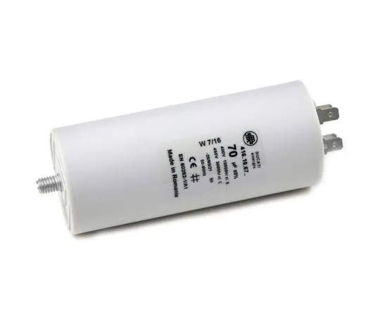 63-8428-04　Ducati Energia 70μF Polypropylene Capacitor PP 450V ac ±5% Tolerance Plug In 4.16.10 Series　4.16.10.67.64