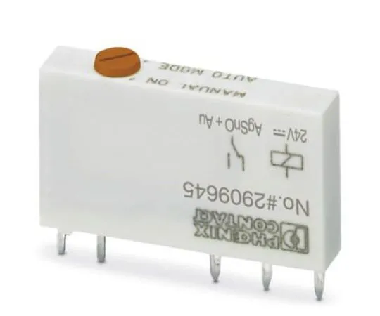 63-8411-80　Phoenix ContactREL-MR- 24DC/21AU/MS SPDT DIN Rail Terminal block PCB Mount, 24V dc Coil　2909645