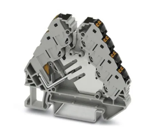 63-9680-69　Phoenix Contact Non-F***d Terminal Block, 13 Way/Pole, Push In Terminals, 26 → 14 AWG, 250 V　3270158