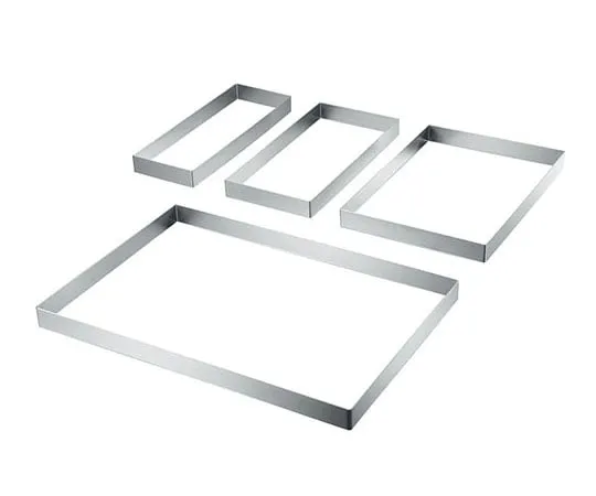 63-1692-72　［Discontinued］18-8 Square Super Cercle Ring 1/1 x H30　624474