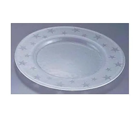 62-6834-84　［Discontinued］Glass Show Plate Satin Finished Star　8003220