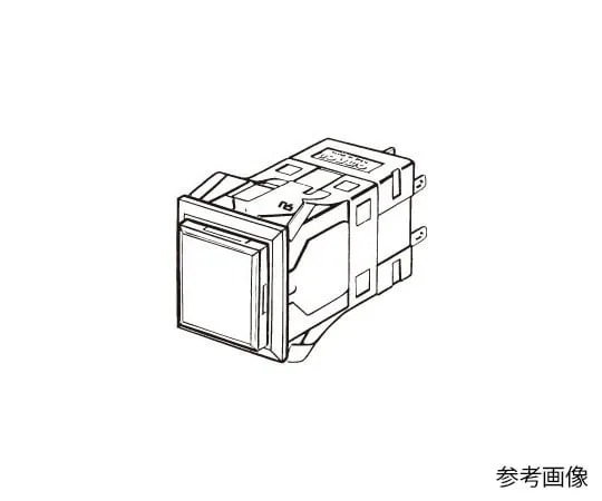62-4844-75　［Discontinued］Illuminated push-button switch (square body type) A3P　A3PA-90D21-24EGG