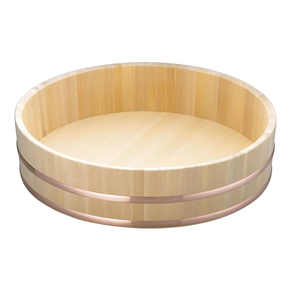 62-6471-92　［Discontinued］Wooden copper hoop (Spanish mackerel) 72 cm
