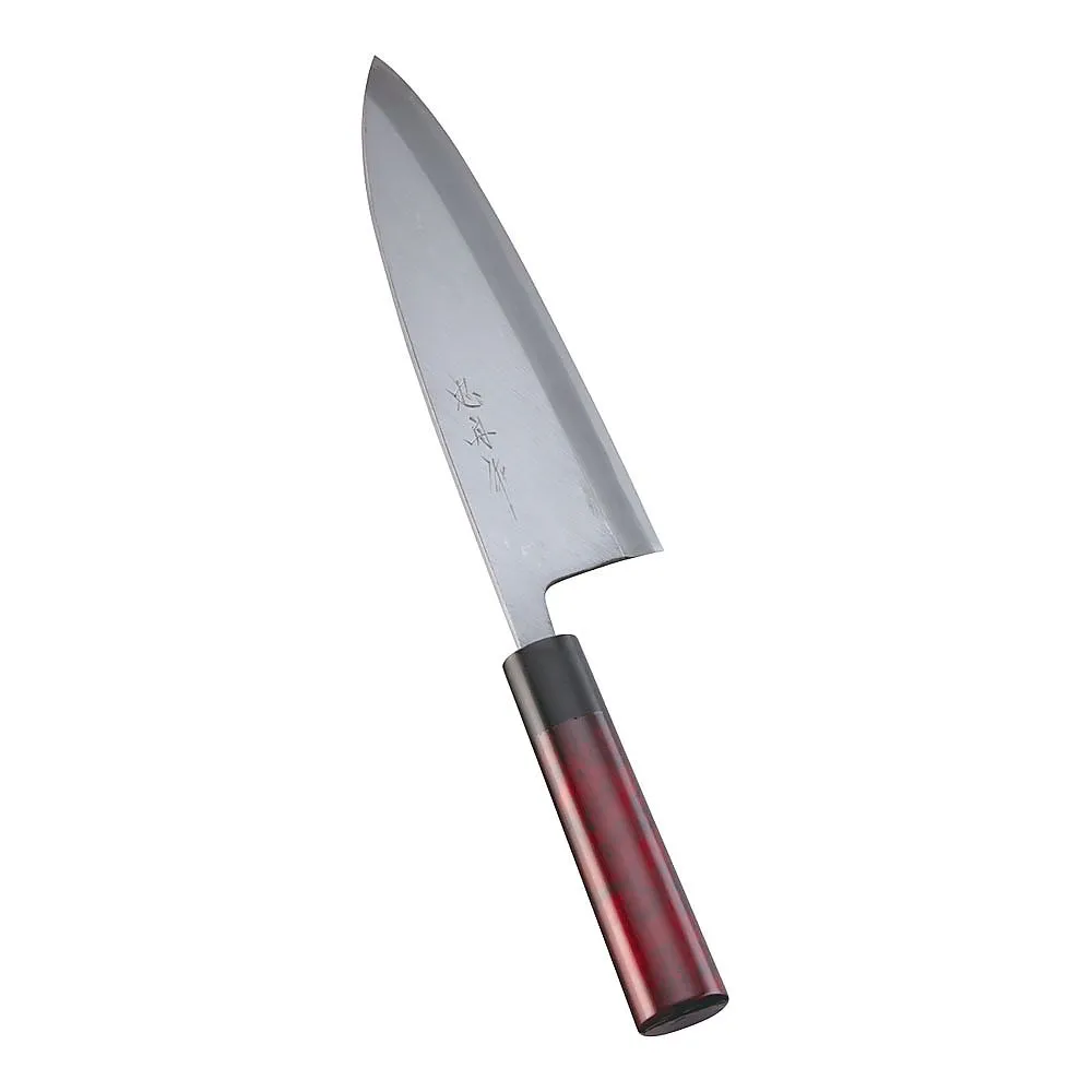 62-6408-10　［Discontinued］Kabuki Harmony Kitchen Knife Chochu Funade Deadblade 24 cm Akane