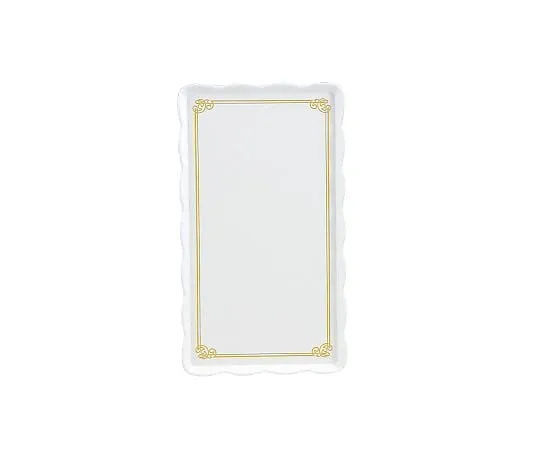 62-6580-25　［Discontinued］Wave Melamine Cake Tray (Kinarabusa)　YO-2035-G