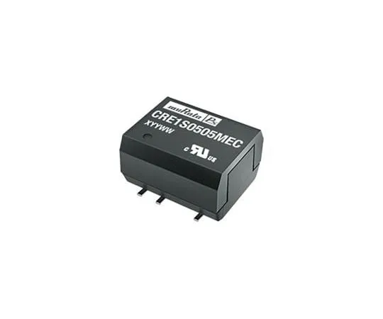 63-8435-07　Murata Power Solutions CRE1 1W Isolated DC-DC Converter Surface Mount, Voltage in 4.5 → 5.5 V dc, Voltage out 5V　CRE1S0505MEC