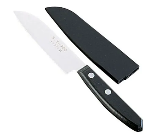 62-6415-90　［Discontinued］Fruit Knife with Wood Soya (Santoku)　ST-700