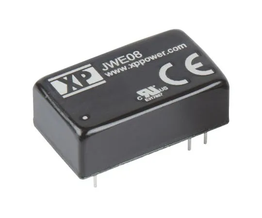 63-8422-01　XP Power JWE08 8W Isolated DC-DC Converter Through Hole, Voltage in 9 → 36 V dc, Voltage out 5V dc　JWE0824S05
