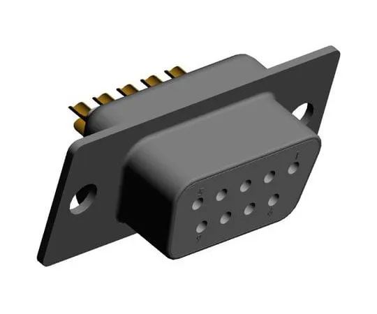 63-8431-37　Norcomp 772, SEAL-D Series Cable Mount, 9 Pin D-sub Connector Socket　772-E09-203R001