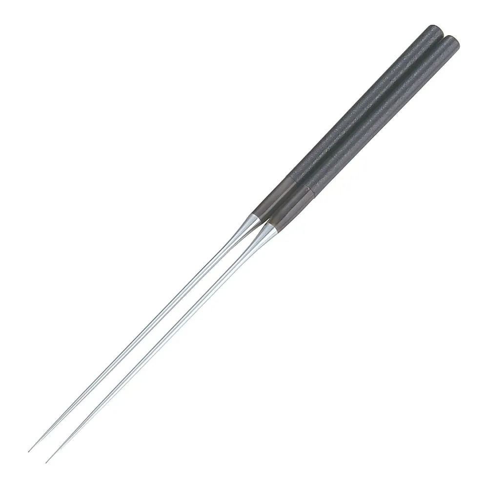62-6471-20　［Discontinued］Kabuki Adjustment Chopsticks Kuroishi-me 165 mm