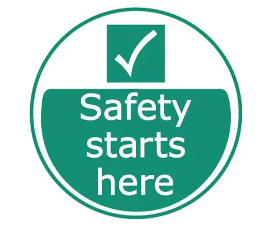 63-9691-56　RS PRO Site Safety (English) Vinyl　136-6411