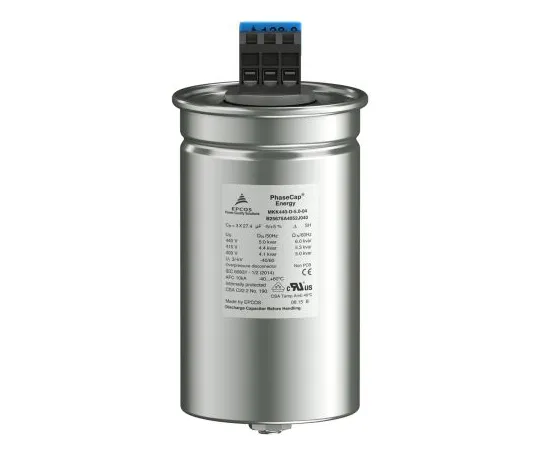 63-9686-61　Power Factor Correcting Capacitor (PFC) 3 x 48.1 μF 12.5kVAR 15kVAR 1 Box (9 pcs)　B25675A5122J525