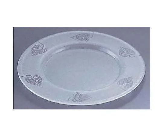 62-6834-83　［Discontinued］Glass Show Plate Satin Finished Leaves　8003242