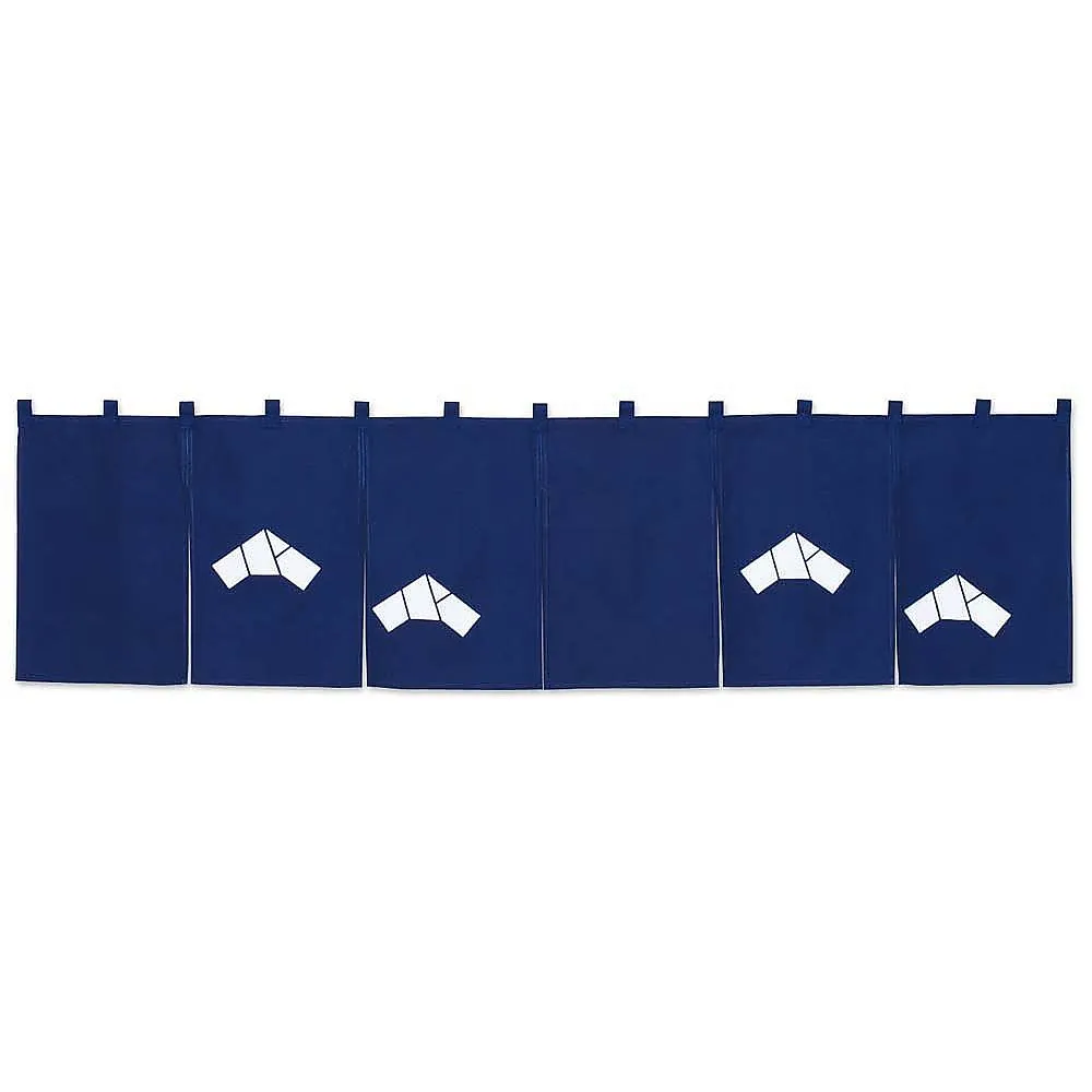 62-6319-24　［Discontinued］Counter Noren Monument (Fumi) Navy　107-10