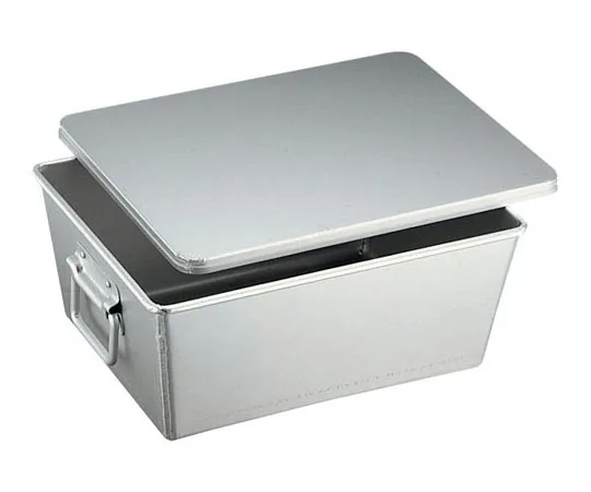 62-6375-70　［Discontinued］Analumite Welded Lunch Bread Box (With Lid)　260-B