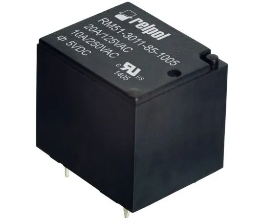 63-8409-66　Relpol Non-Latching Relay PCB Mount, 24V dc Coil, 10A　RM51-3011-85-1024
