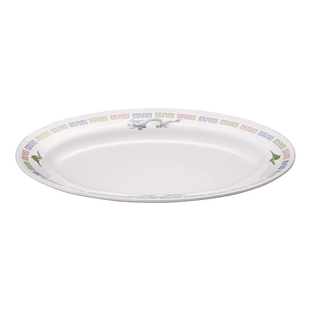 62-6848-38　［Discontinued］Melamine "Kaminaryu" Koban Dish (Large)　M-24-R
