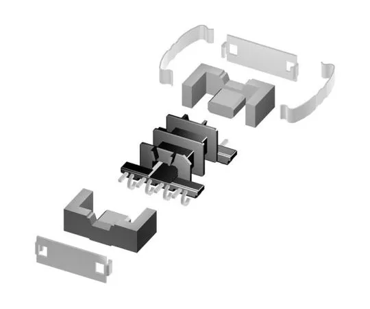 63-8394-89　EPCOS N87 Ferrite Core, 780nH, 15 x 4.85 x 7.5mm, For Use With DC/DC Converter, Flat Transformers, Power Transformers　B66413G0000X187