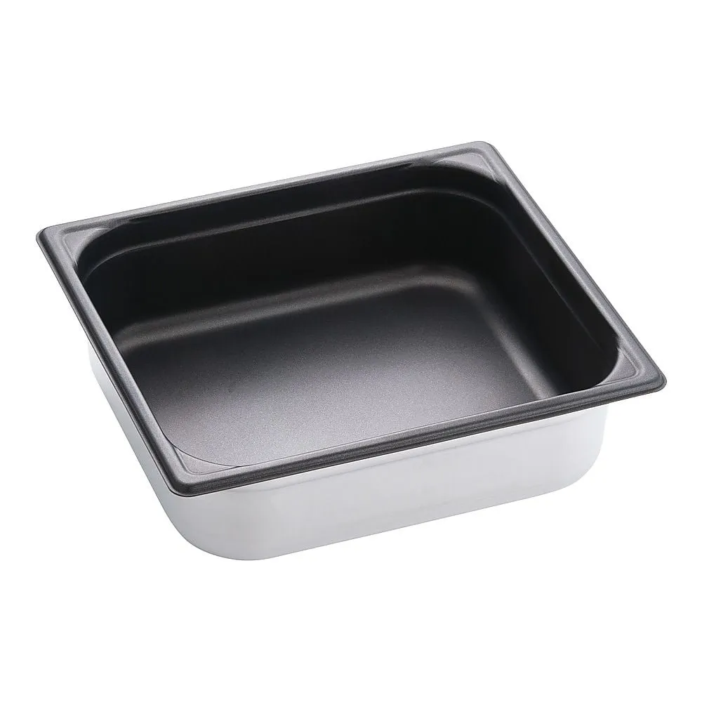 62-6361-85　［Discontinued］Aluminum Non-Stick Hotel Pan 2/3 x 100 mm Meister