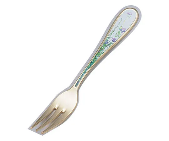 62-6721-87　［Discontinued］SA18-10 Kikyo A Type Hime Fork (Gold Finish)