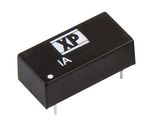 63-8363-65　XP Power IA 1W Isolated DC-DC Converter Through Hole, Voltage in 4.5 → 5.5 V dc, Voltage out ±12V dc　IA0512D