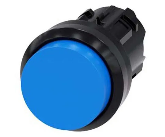 63-8436-60　Siemens SIRIUS ACT Series, Blue Push Button, Momentary, 22.3mm Cutout　3SU1000-0BB50-0AA0