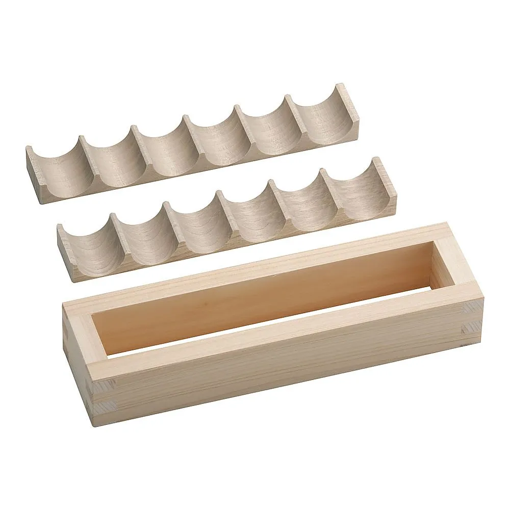 62-6473-62　［Discontinued］Wooden Makunouchi (cypress wood) 6 holes