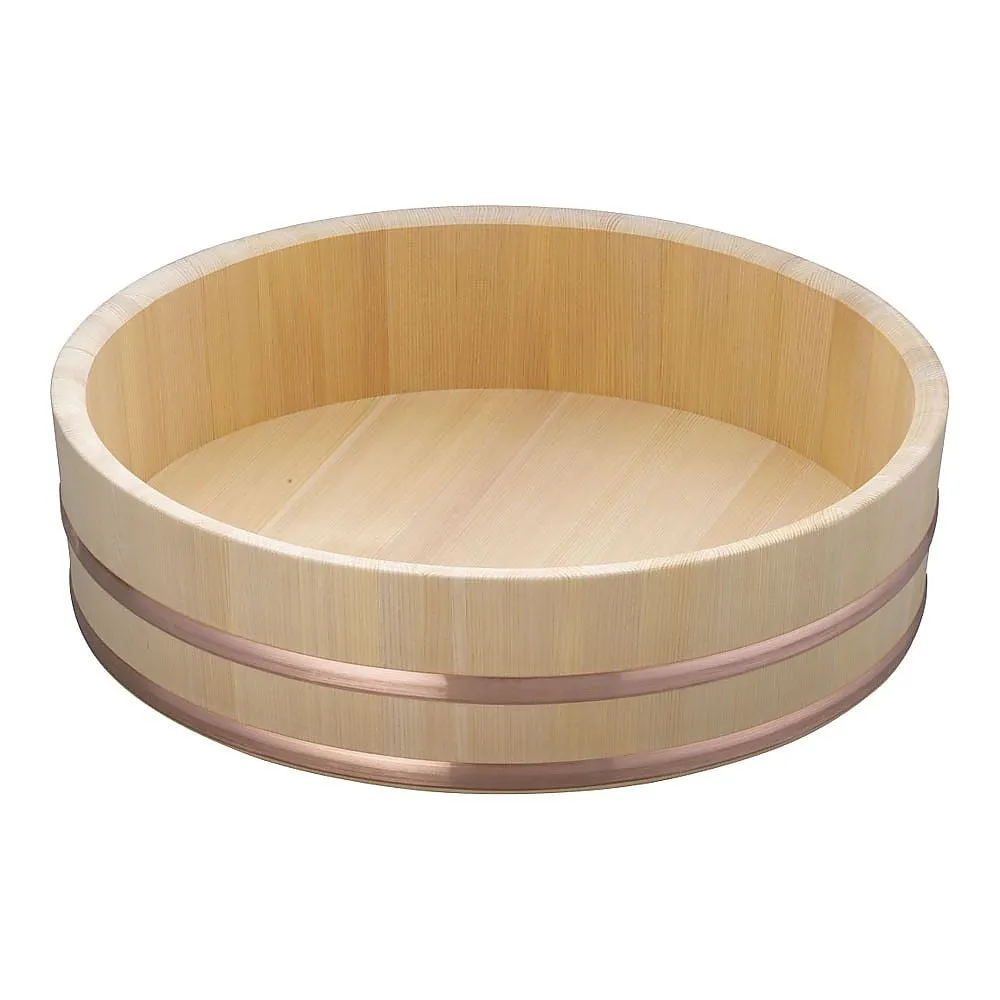62-6471-90　［Discontinued］Wooden copper hoop (Spanish mackerel) 60 cm