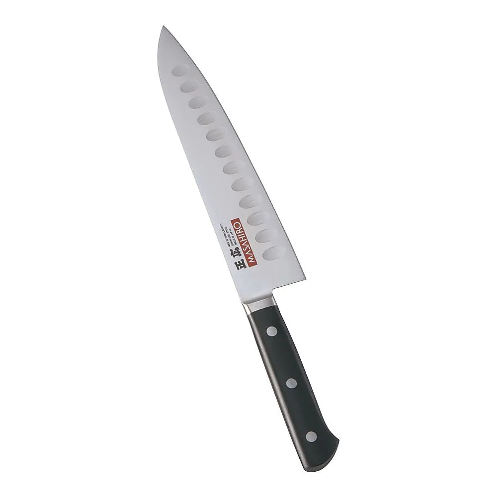 62-6412-82　［Discontinued］MV-H Dimple Chef Knife 21 cm (Plastic Handle)　AMSL302