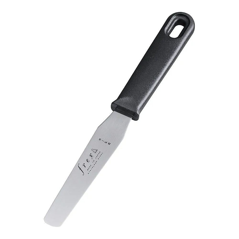 62-6554-12　［Discontinued］Flex Black P Pattern Stainless Steel Spatula Total Length 250 mm　BP-5